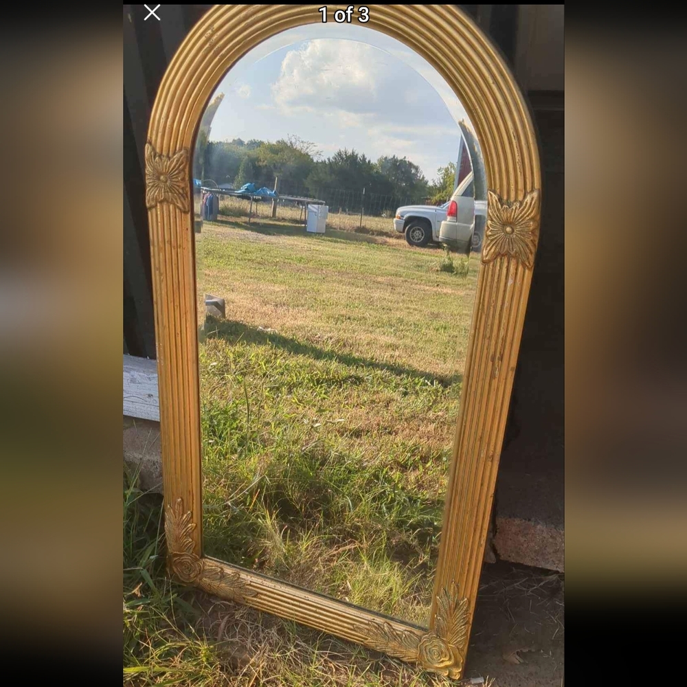 1950s regency mirror